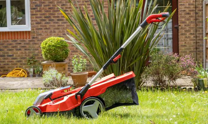 Sobald die ersten warmen Sonnenstrahlen im Frühling zu verzeichnen sind, mähen die Gartenfreunde wieder verschiedene Rasenflächen mit mehr oder weniger großer Grundfläche. ( Foto: Shutterstock - Cliff Day )