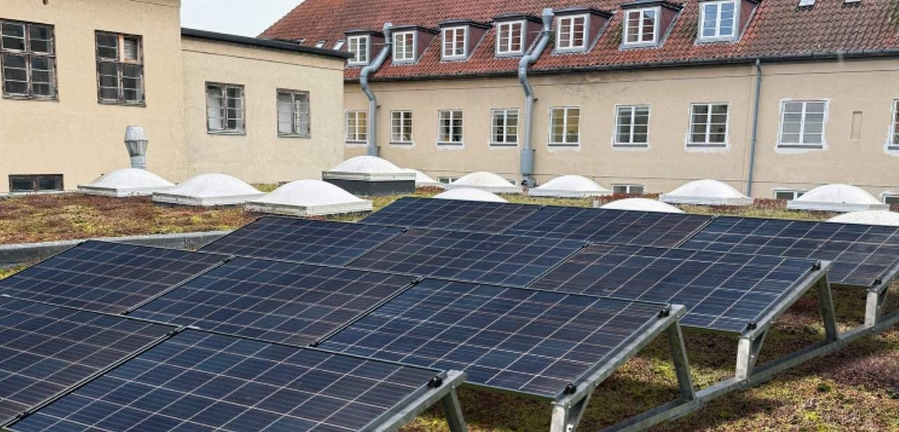 Integrierter Steuerpunktmechanismus richtet mittleren Stützfuß automatisch präzise und zuverlässig Werkzeuglose TRITON flora Lösung fixiert PV-Module sicher ohne (Foto: T.Werk GmbH)