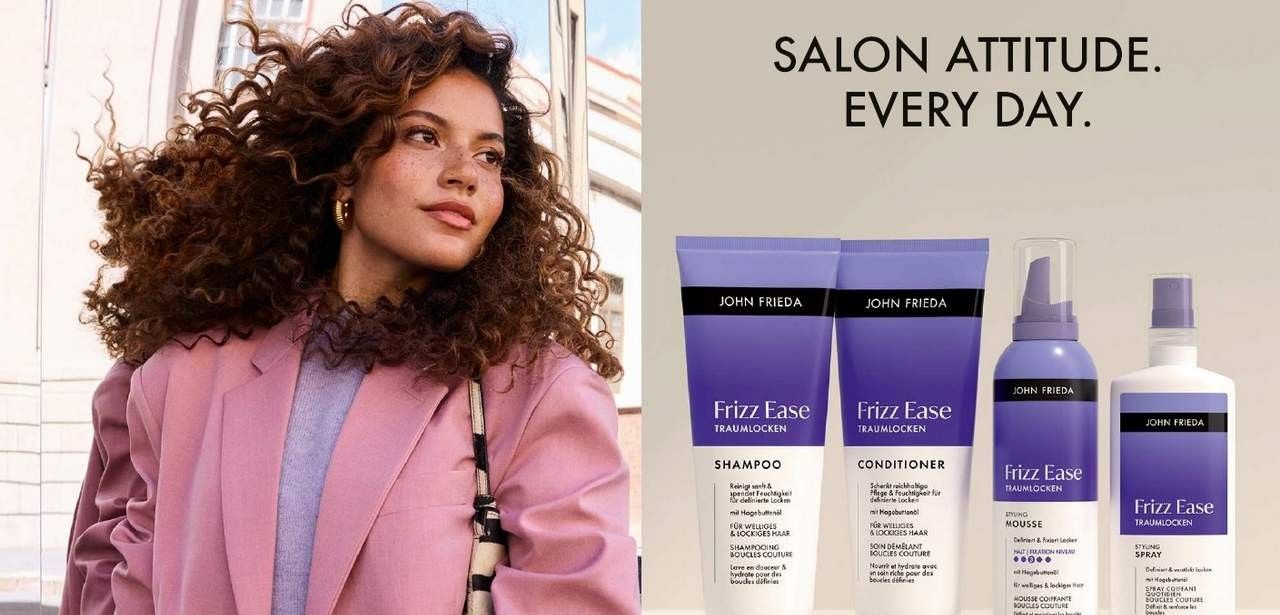 John Frieda startet umfassenden Relaunch für Premium-Haarpflege in (Foto: Kao Corporation. John Frieda)