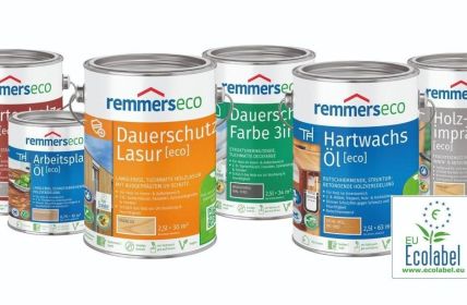 Remmers [eco]-Sortiment mit EU-Ecolabel garantiert geprüfte Umweltfreundlichkeit für (Foto: Remmers Gruppe SE)