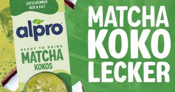 Alpro launcht Matcha Kokos Ready to Drink für unterwegs (Foto: Alpro)