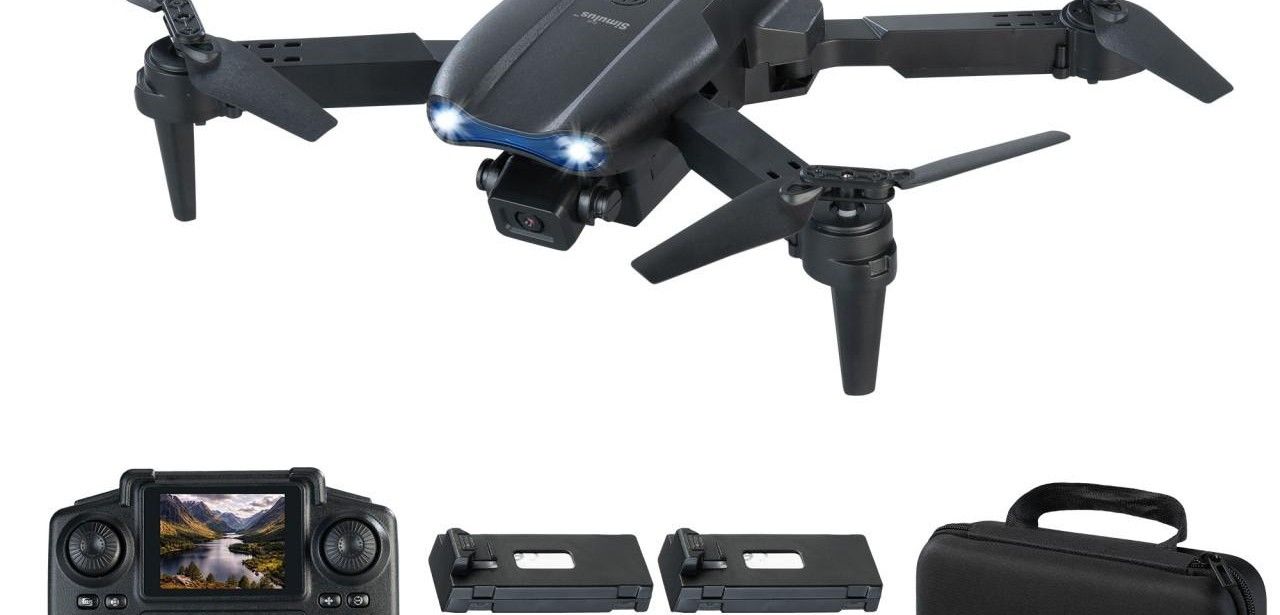 Faltbare Simulus GH-730 Drohne liefert Full-HD Luftaufnahmen per (Foto: PEARL GmbH)
